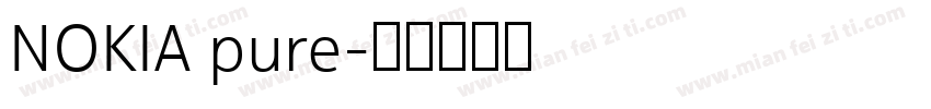 NOKIA pure字体转换